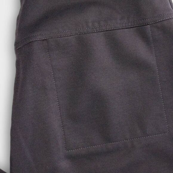 Eileen Fisher Womens Pants Sz Small Black Straight Front Zip Back Pockets - Picture 6 of 10
